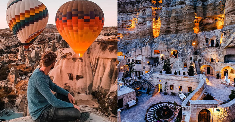 When I traveled to Turkey in January, I visited Cappadocia to