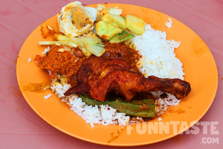 Food Review Nasi Kandar Ayam Merah Nasi Ganja Yong Suan Ipoh